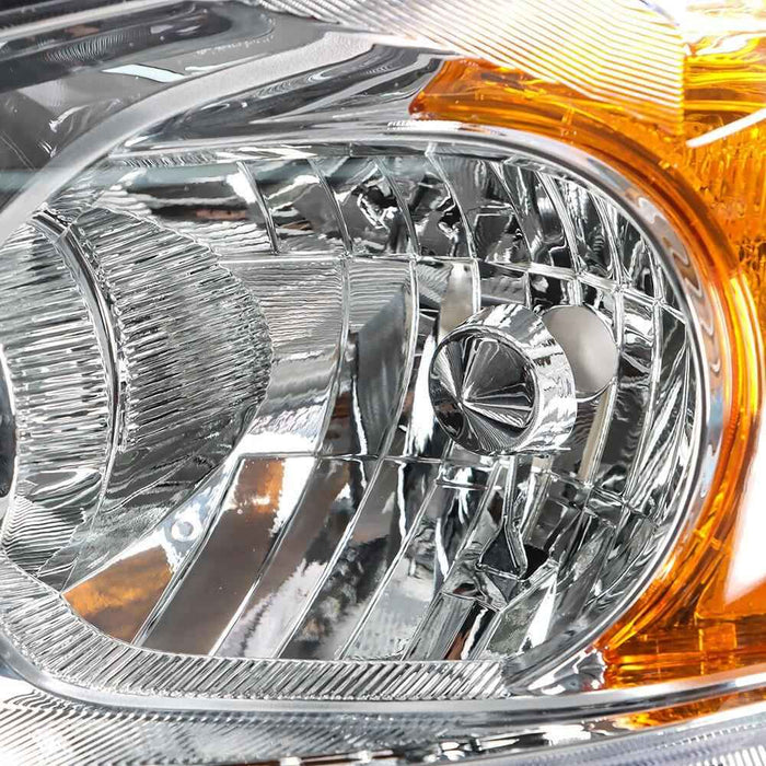 DURAFORCE For Toyota RAV4 Base/Limited Sport 2009-12 Headlights Halogen Chrome Left+Right