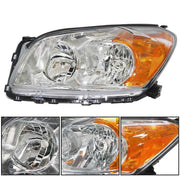 DURAFORCE For Toyota RAV4 Base/Limited Sport 2009-12 Headlights Halogen Chrome Left+Right