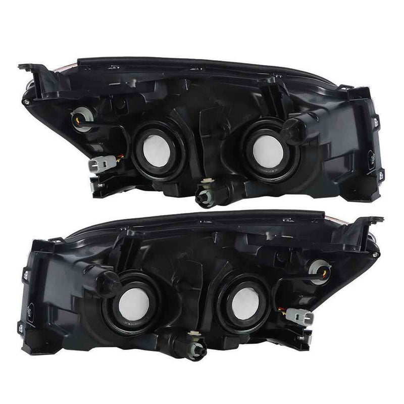 DURAFORCE For Toyota RAV4 Base/Limited Sport 2009-12 Headlights Halogen Chrome Left+Right