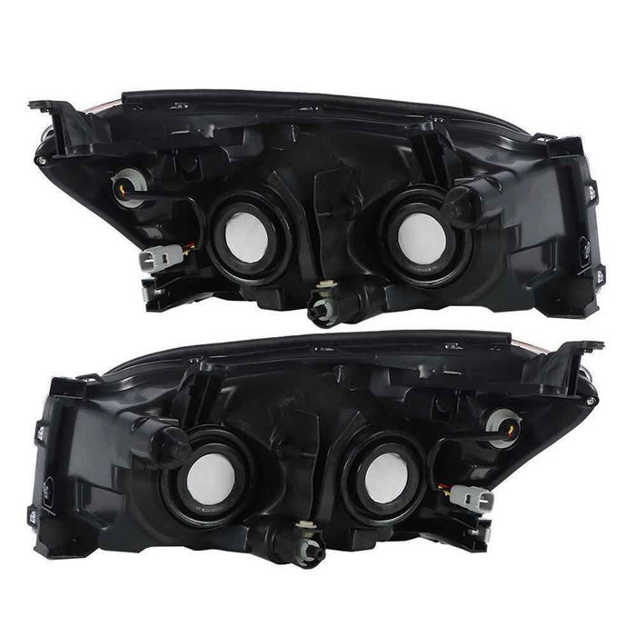DURAFORCE For Toyota RAV4 Base/Limited Sport 2009-12 Headlights Halogen Chrome Left+Right