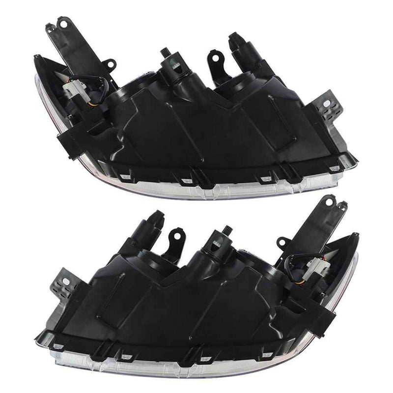 DURAFORCE For Toyota RAV4 Base/Limited Sport 2009-12 Headlights Halogen Chrome Left+Right