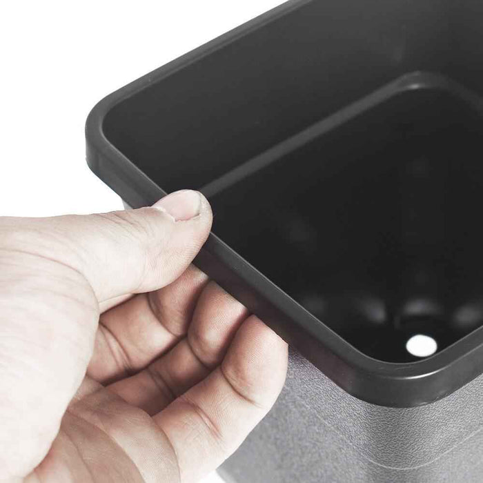 DURAFORCE 10 Pack Square Nursery Cup Garden Plastic 5 Gallon Plant Care Flower Pots