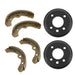 DURAFORCE Golf Cart Gas/Electric Brake Drums Shoes Kit For Yamaha G1, G2, G8, 1982 83-1992
