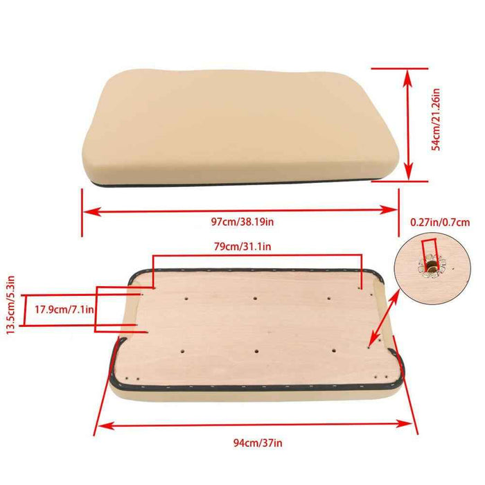 DURAFORCE Front Seat Bottom For Club Car Precedent Golf Cart 2004+ Replacement 104023421