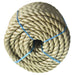DURAFORCE 3 Strand Twisted Synthetic Rope Artificial 1 Inch × 100 Feet PP Manila Rope