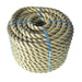 DURAFORCE 3 Strand Twisted Synthetic Rope Artificial 1 Inch × 100 Feet PP Manila Rope