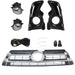 DURAFORCE Front Bumper Upper Grille&Fog Lights Assembly Pair For Toyota Highlander 2017-19