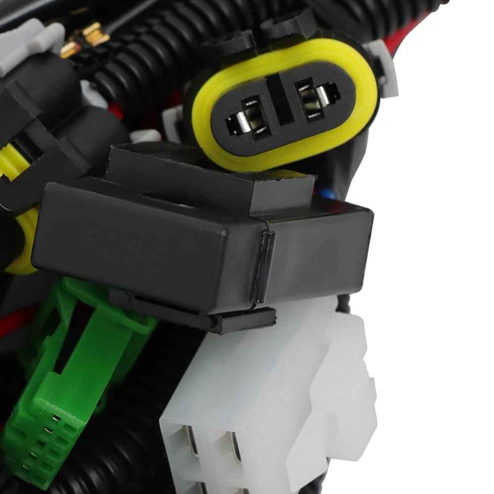 DURAFORCE Front Bumper Upper Grille&Fog Lights Assembly Pair For Toyota Highlander 2017-19