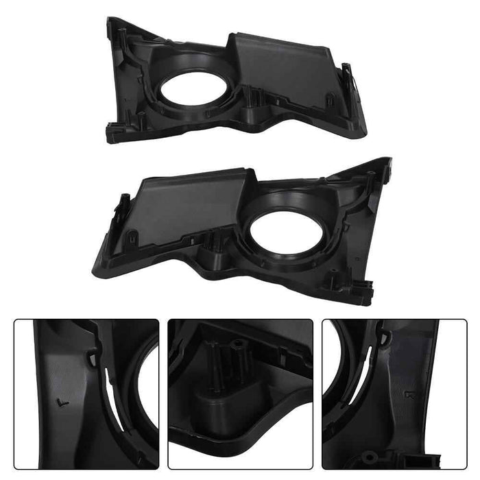 DURAFORCE Front Bumper Upper Grille&Fog Lights Assembly Pair For Toyota Highlander 2017-19