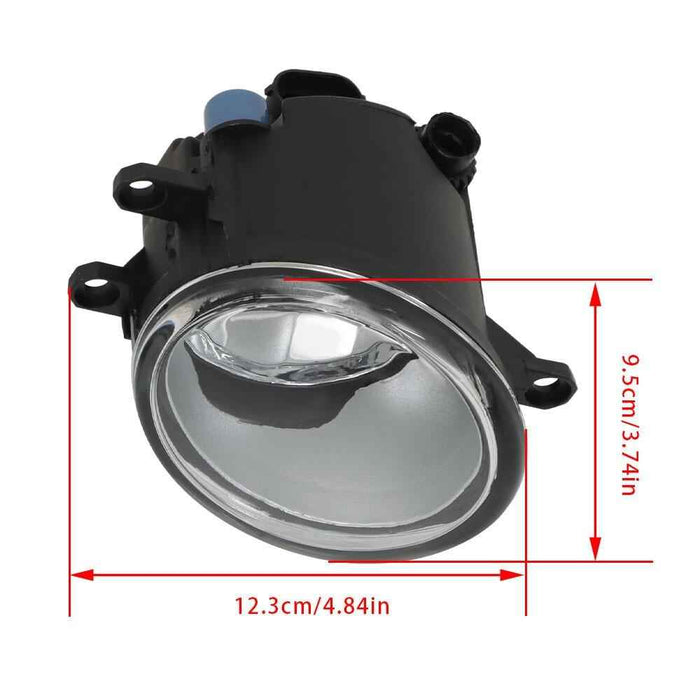 DURAFORCE Front Bumper Upper Grille&Fog Lights Assembly Pair For Toyota Highlander 2017-19