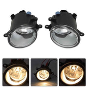 DURAFORCE Front Bumper Upper Grille&Fog Lights Assembly Pair For Toyota Highlander 2017-19