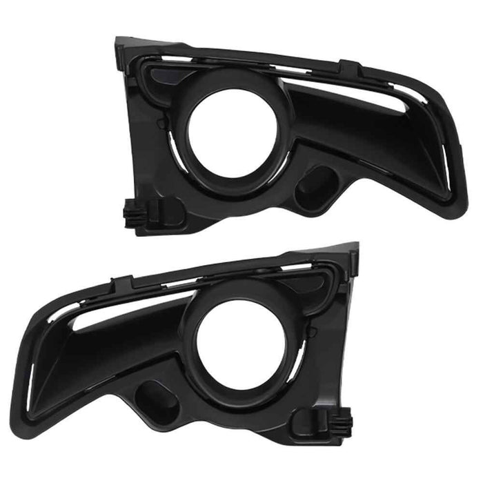 DURAFORCE Front Bumper Upper Grille&Fog Lights Assembly Pair For Toyota Highlander 2017-19