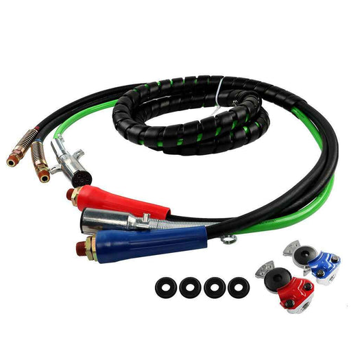DURAFORCE 12FT Wrap 3-in-1 Set With Accessorie Air Line Hose Fit For Semi Truck Trailer