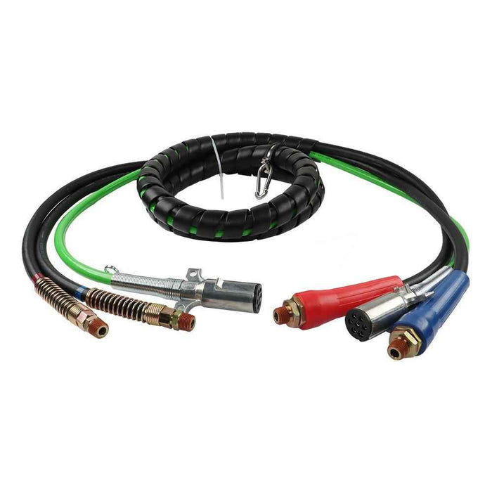 DURAFORCE 12FT Wrap 3-in-1 Set With Accessorie Air Line Hose Fit For Semi Truck Trailer