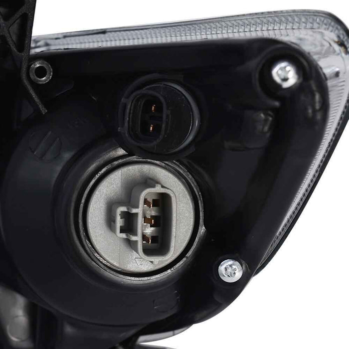 DURAFORCE For 2009-2010 Toyota Corolla LH+RH Headlight Headlamp Clear Lens Halogen Chrome