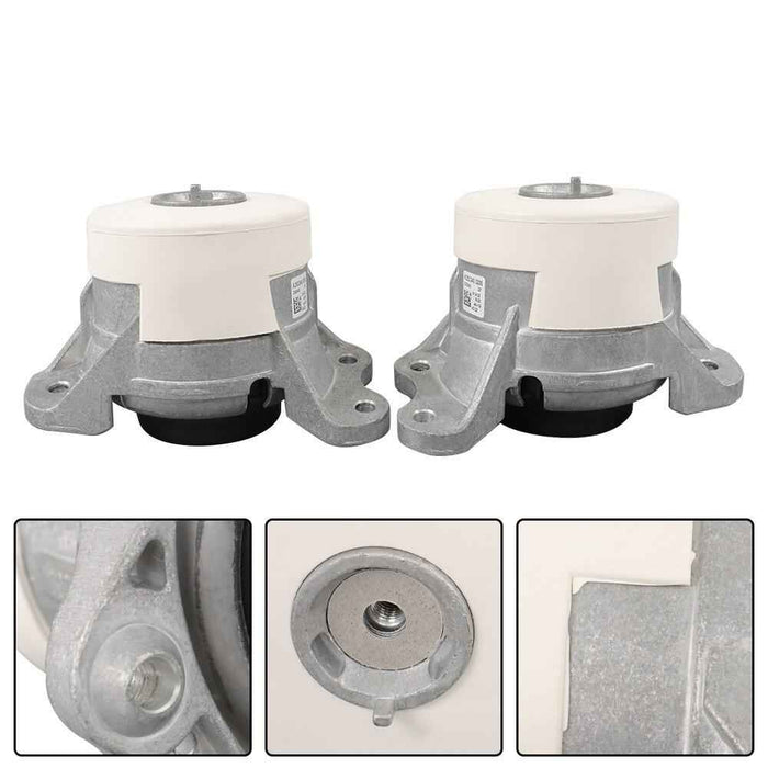 DURAFORCE 2PCS Engine Motor Mount 2532400200/2532400300 For Mercedes-Benz C300 2.0L AWD