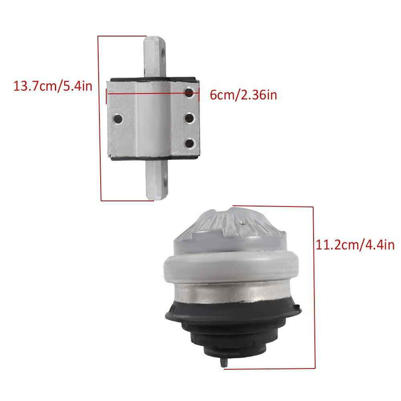 DURAFORCE 3PCS Engine Motor & Transmission Mount Set For Mercedes-Benz W220 CL CLK S-CLASS