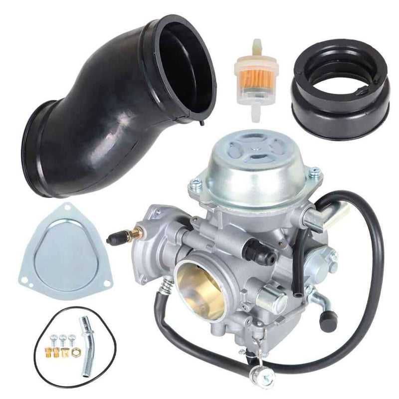DURAFORCE Carburetor For 1998 Yamaha Grizzly YFM 600 & Intake Manifold Boot