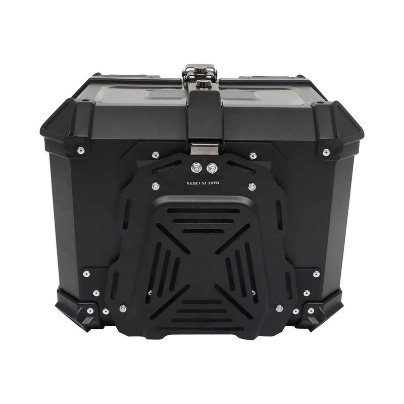 DURAFORCE Motorcycle Luggage Waterproof Tail Box 45L Scooter Trunk Storage Top Case Black