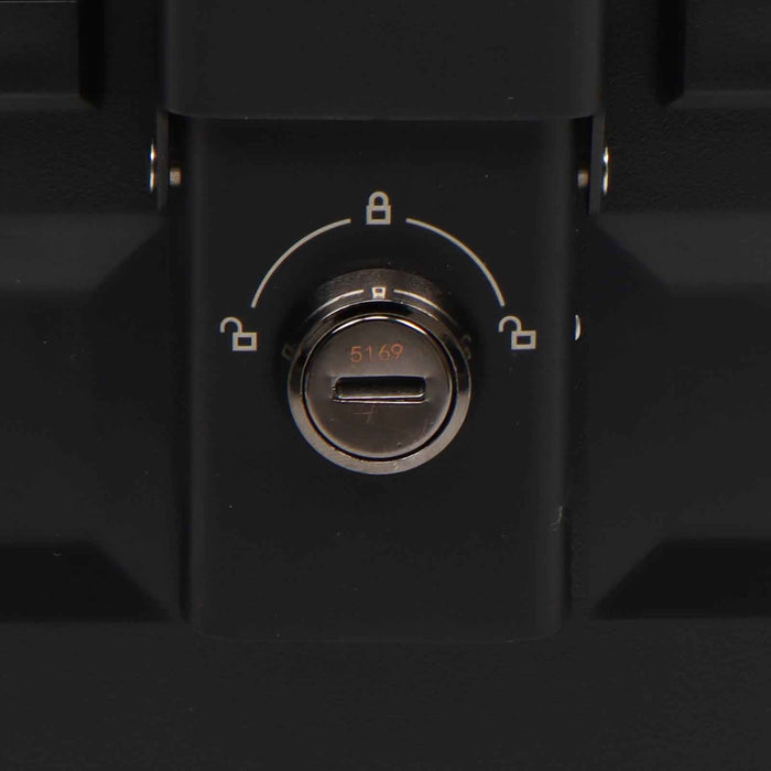 DURAFORCE Motorcycle Luggage Waterproof Tail Box 45L Scooter Trunk Storage Top Case Black