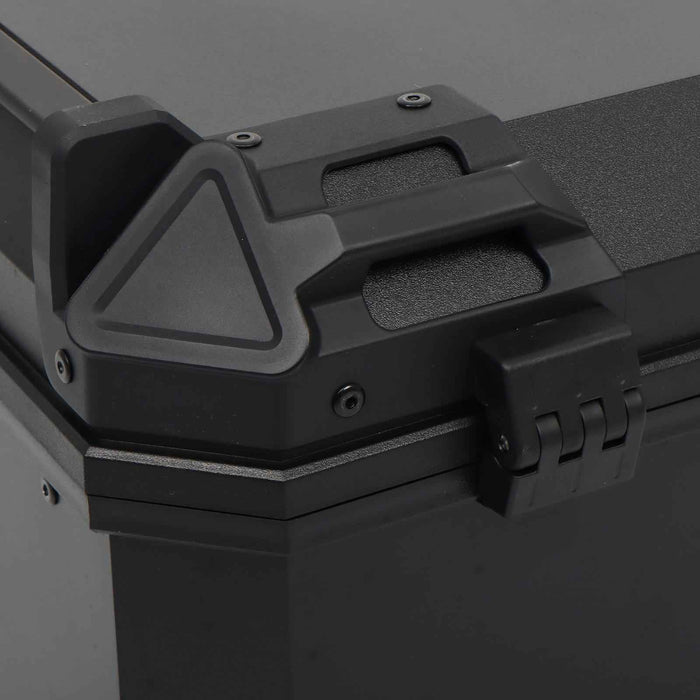 DURAFORCE Motorcycle Luggage Waterproof Tail Box 45L Scooter Trunk Storage Top Case Black