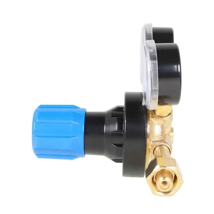 DURAFORCE 2 PCS Dual Welding Gas Gauges,Oxygen CGA-540 Acetylene CGA-510 Regulators