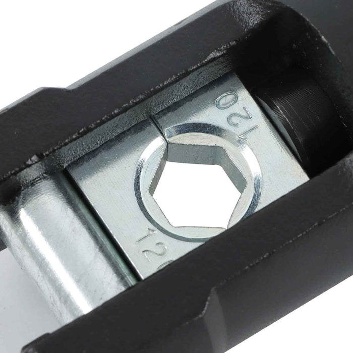 DURAFORCE Cable Lug Terminal Wire Crimping Tool Hydraulic Crimper 12T YQK-120 w/8 Dies