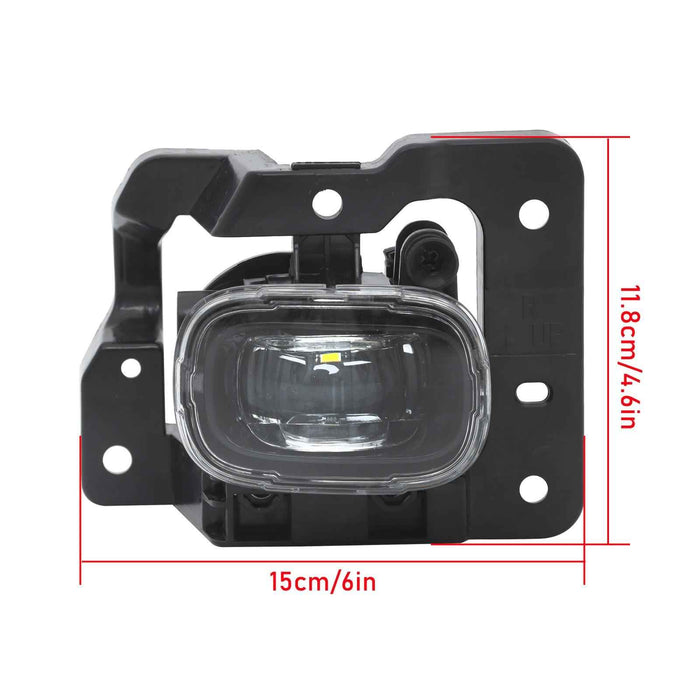 DURAFORCE Fog Lights Assembly For Nissan Pathfinder 2023 2024 LED Passenger+Driver Front