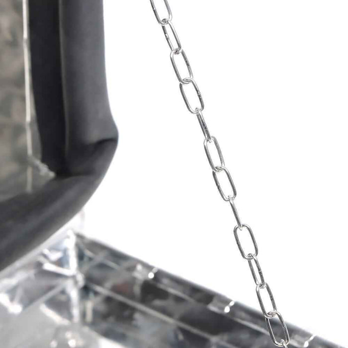 DURAFORCE Silver 18" x 17" x 18" Aluminum Tool Box Truck Car Outdoor Trailer Toolbox