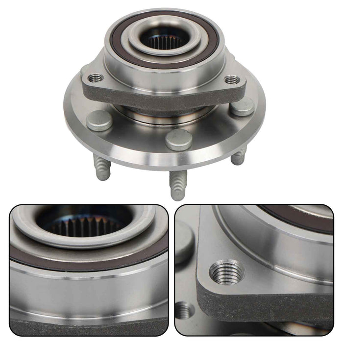 DURAFORCE Pair For Chevy Equinox Malibu GMC Terrain Buick Regal Front Wheel Hub Bearings