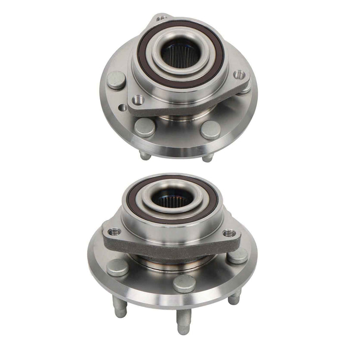 DURAFORCE Pair For Chevy Equinox Malibu GMC Terrain Buick Regal Front Wheel Hub Bearings