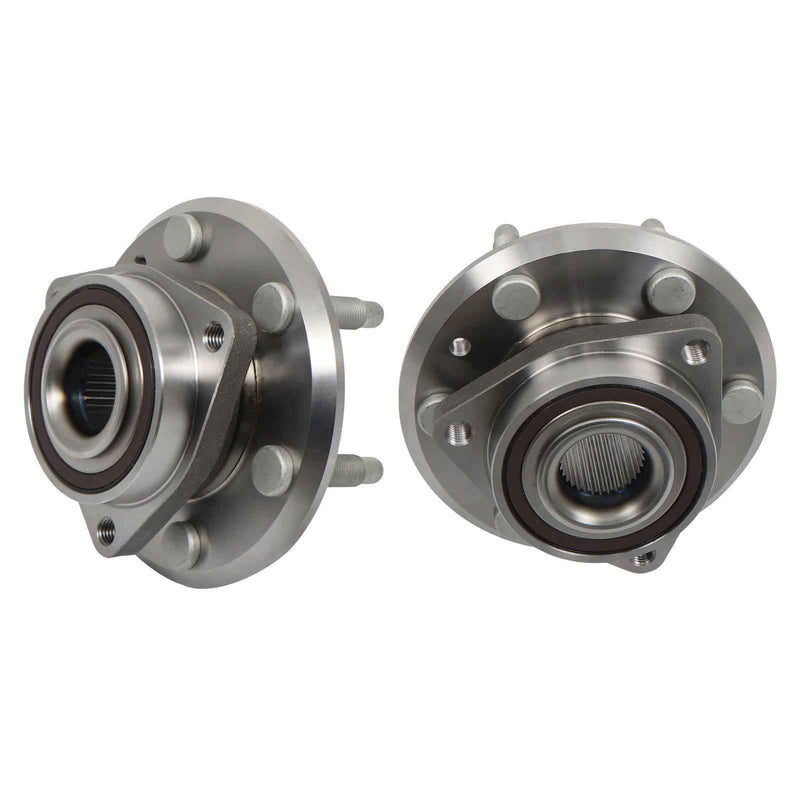 DURAFORCE Pair For Chevy Equinox Malibu GMC Terrain Buick Regal Front Wheel Hub Bearings