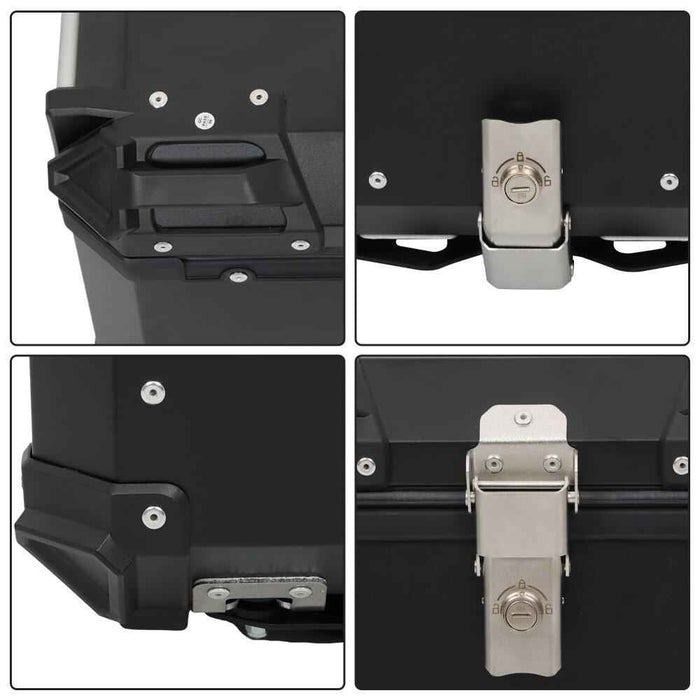 DURAFORCE Sturdy Luggage Storage Rear Tour Box 45L Motorcycle Top Case Tail Box