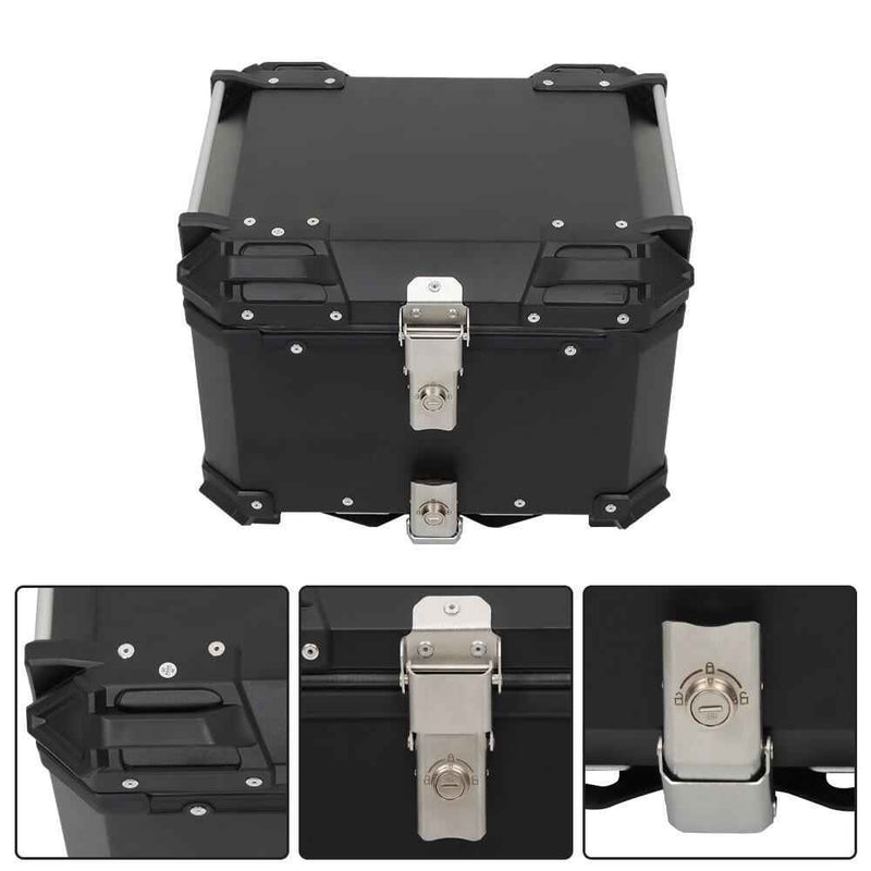 DURAFORCE Sturdy Luggage Storage Rear Tour Box 45L Motorcycle Top Case Tail Box