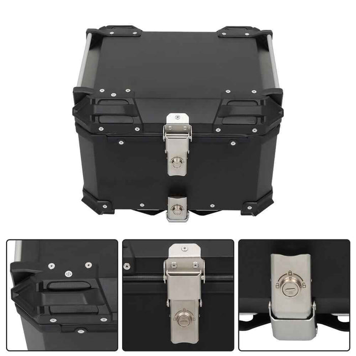 DURAFORCE Sturdy Luggage Storage Rear Tour Box 45L Motorcycle Top Case Tail Box