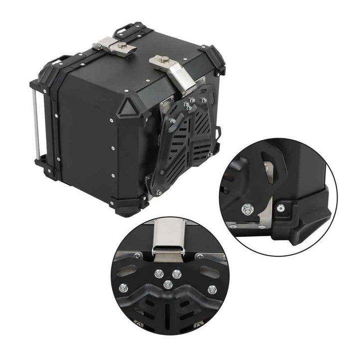 DURAFORCE Sturdy Luggage Storage Rear Tour Box 45L Motorcycle Top Case Tail Box