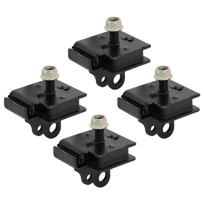 DURAFORCE New Bottom &Top Engine MountT Rubber Danper Kit For Yamaha Rhino 660 2004-2007