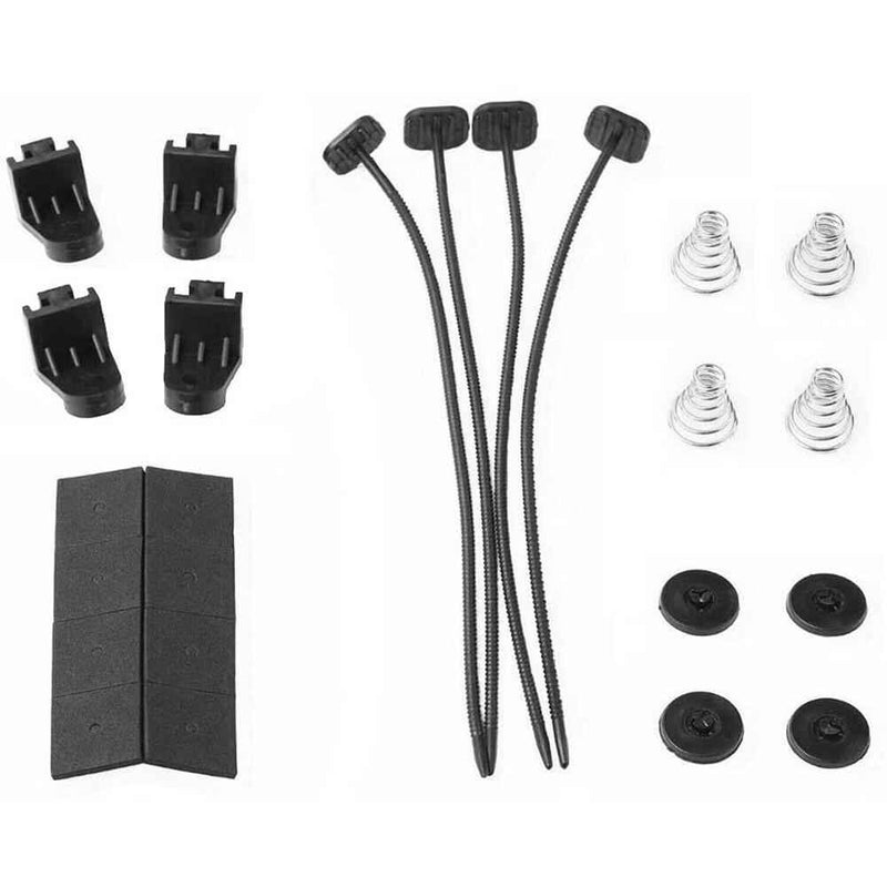 DURAFORCE Black 16"Electric Radiator Fan High 3000 Cfm Thermostat Wiring Switch Relay Kit