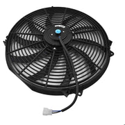 DURAFORCE Black 16"Electric Radiator Fan High 3000 Cfm Thermostat Wiring Switch Relay Kit