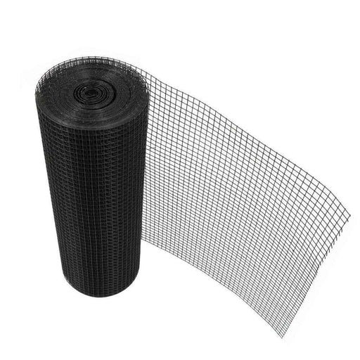 DURAFORCE 24'' × 50' Black Dip Molding Mesh Size 1/2 In Hardware Cloth Chicken Rabbit Mesh