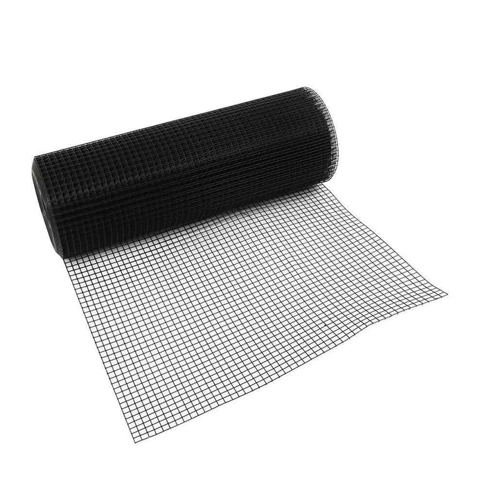 DURAFORCE 24'' × 50' Black Dip Molding Mesh Size 1/2 In Hardware Cloth Chicken Rabbit Mesh