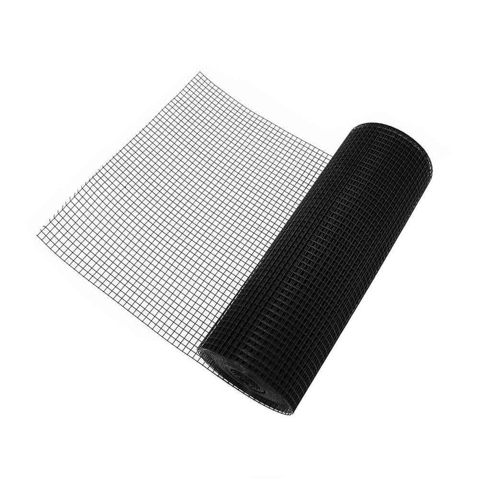 DURAFORCE 24'' × 50' Black Dip Molding Mesh Size 1/2 In Hardware Cloth Chicken Rabbit Mesh