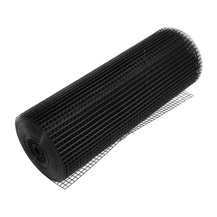 DURAFORCE 24'' × 50' Black Dip Molding Mesh Size 1/2 In Hardware Cloth Chicken Rabbit Mesh