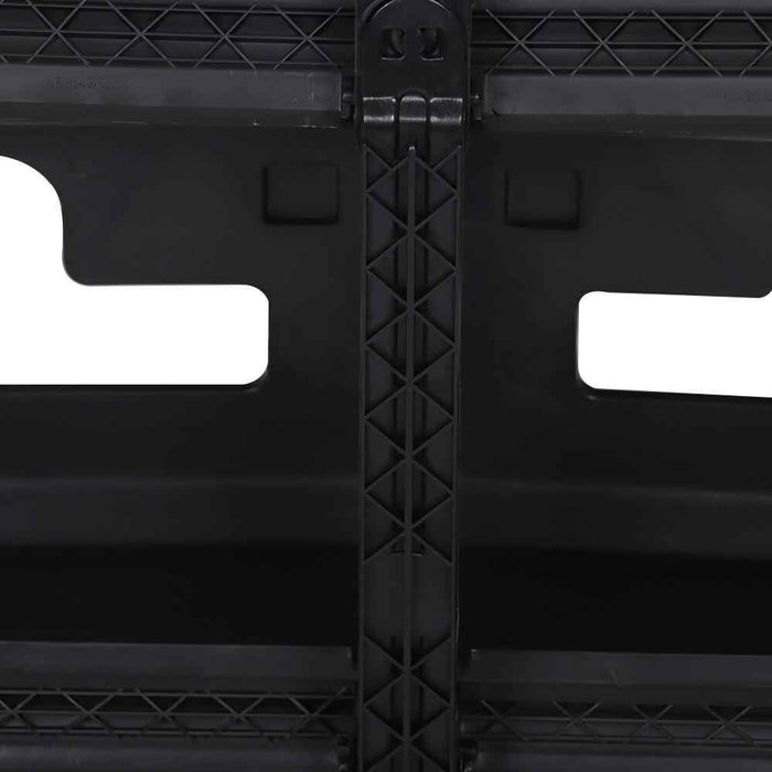 DURAFORCE Radiator Grille Air Shutter Control Assembly For Ford Explorer 2013-2019 Black