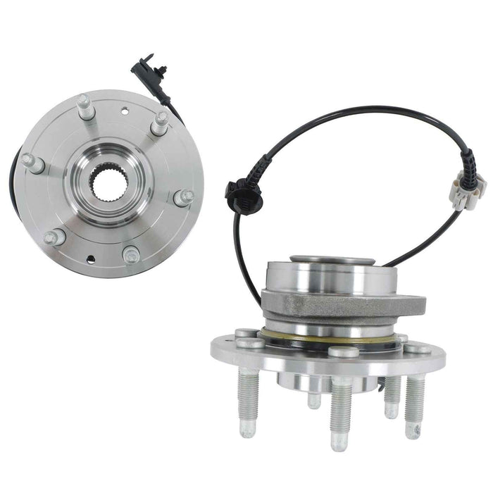 DURAFORCE Pair of Front Wheel Bearing Hub Assy 515096 For Chevy Silverado 1500 Tahoe GMC