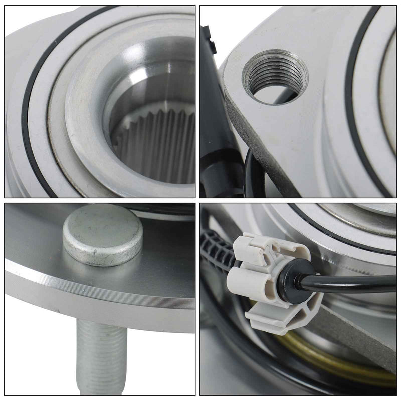 DURAFORCE Pair of Front Wheel Bearing Hub Assy 515096 For Chevy Silverado 1500 Tahoe GMC
