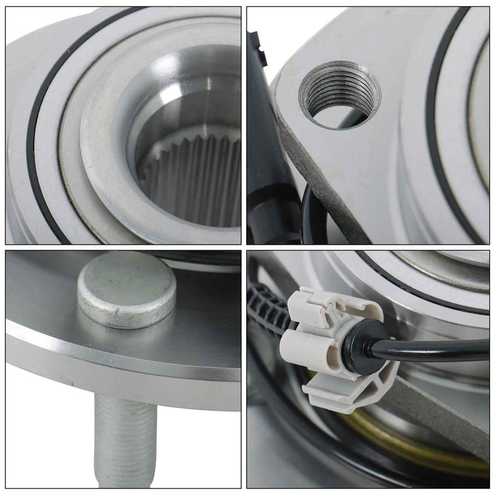 DURAFORCE Pair of Front Wheel Bearing Hub Assy 515096 For Chevy Silverado 1500 Tahoe GMC