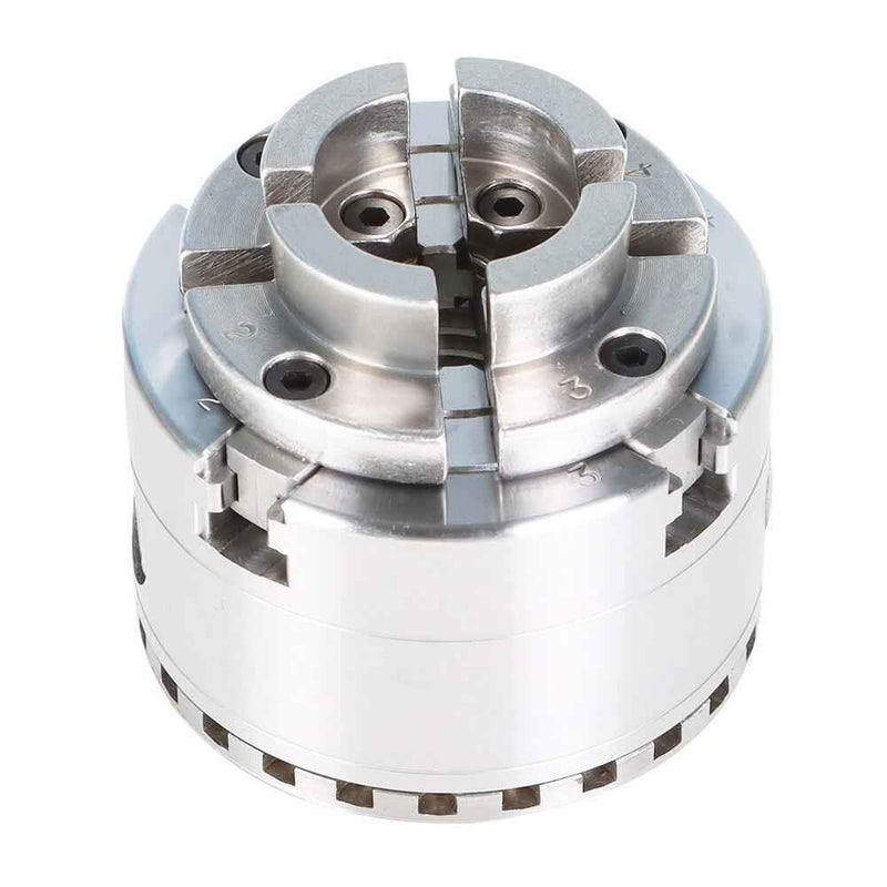 DURAFORCE 2.75" 4-Jaw Self-Centering Keyed Lathe Chuck Set With Thread 1 Inch × 8TPI