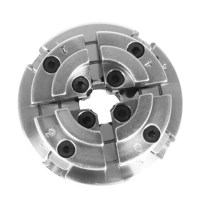 DURAFORCE 2.75" 4-Jaw Self-Centering Keyed Lathe Chuck Set With Thread 1 Inch × 8TPI