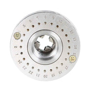 DURAFORCE 2.75" 4-Jaw Self-Centering Keyed Lathe Chuck Set With Thread 1 Inch × 8TPI